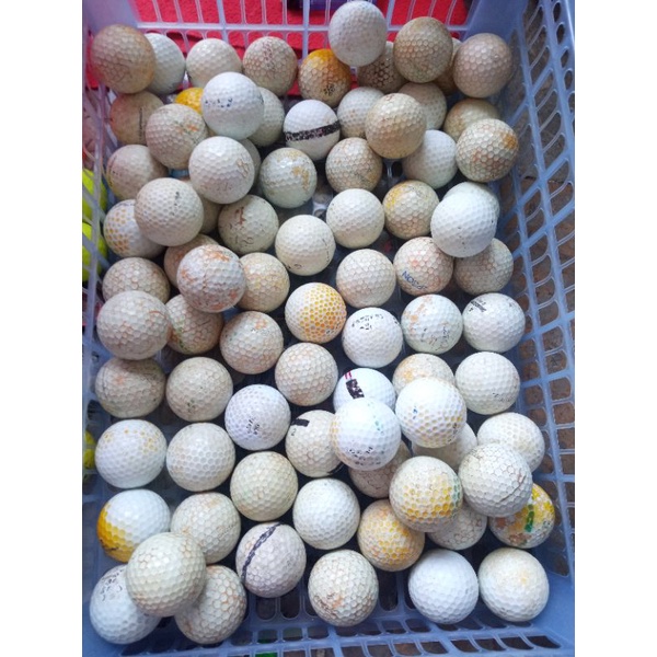 Bola Golf Grade Paling Akhir / Driving second/bekas Paket (1 Paket isi 10pcs)