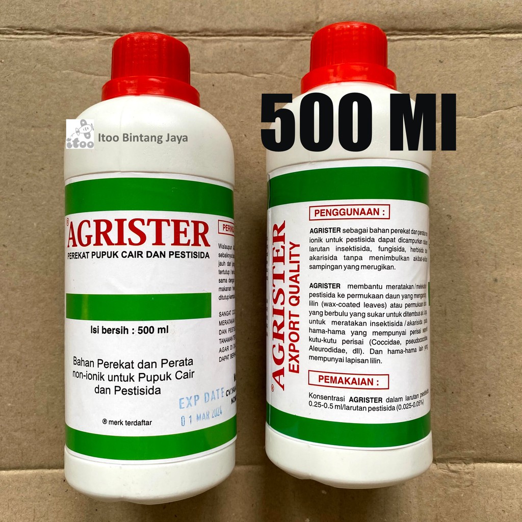 Perekat Perata Penembus Pestisida dan Insektisida Agrister 500 Ml