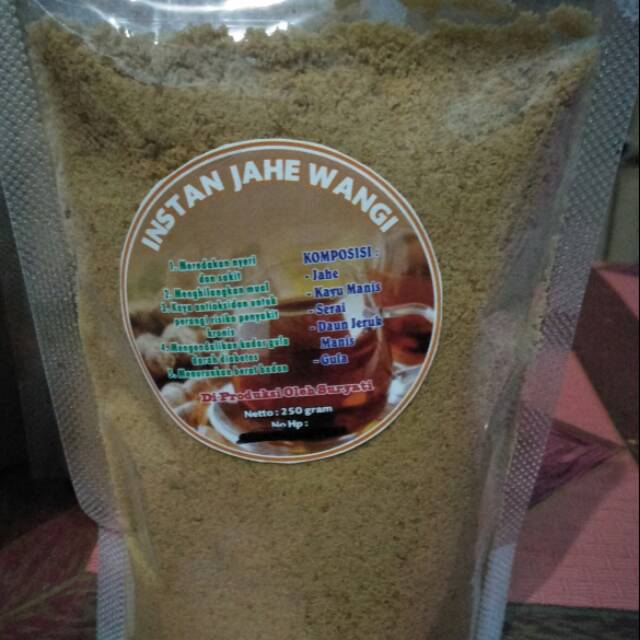 

Jamu jawa, nasi jagung, gula semut aren