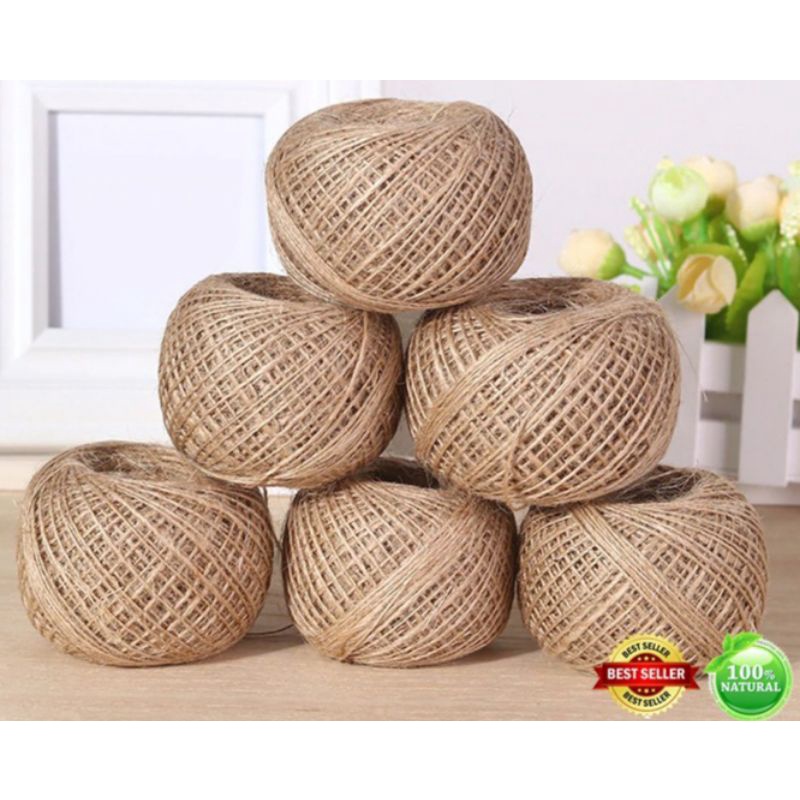 

Tali Rami 1 ply (PER METER) / Tali Goni 1 PLY / Tali Kado / Tali Coklat