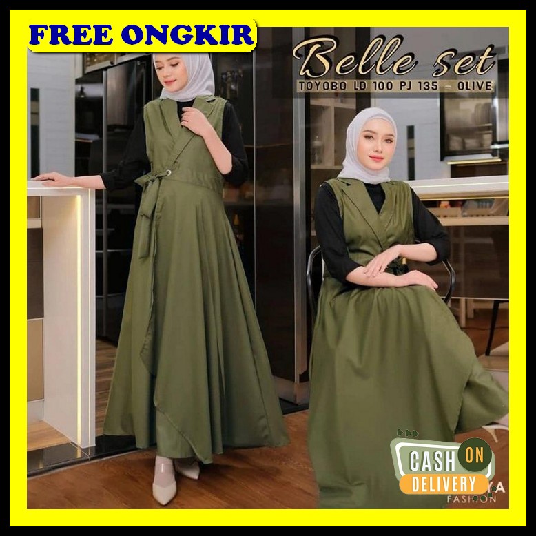 Gmis Muslimah Polos Baju Lebaran Gsmis Lebaran Sarii Gamis Wanita Terb Baju Gamis Setelan Syari Wan