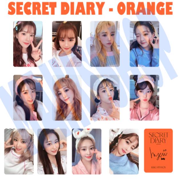 Izone Secret Diary Photocard Kpop