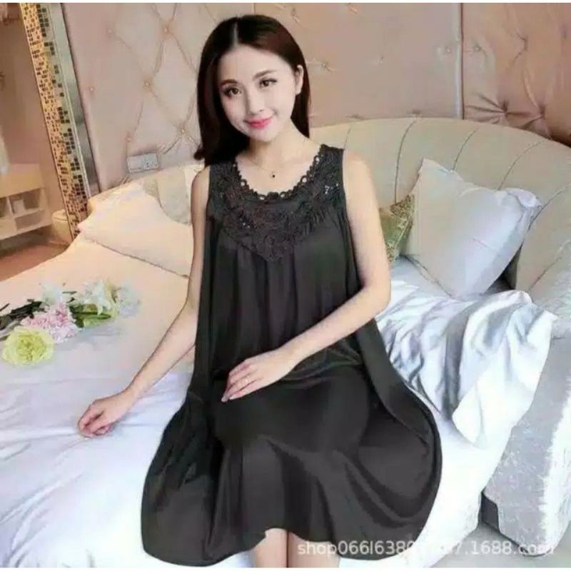 Lover Fashion Daster Lingerie Sexy Happy-Hitam