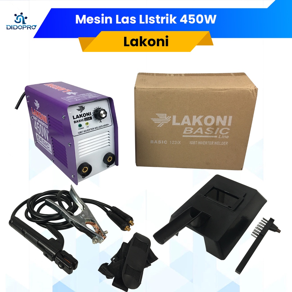 Travo Las 450 watt Lakoni basic 123 IX /mesin las basic 123IX Lakoni