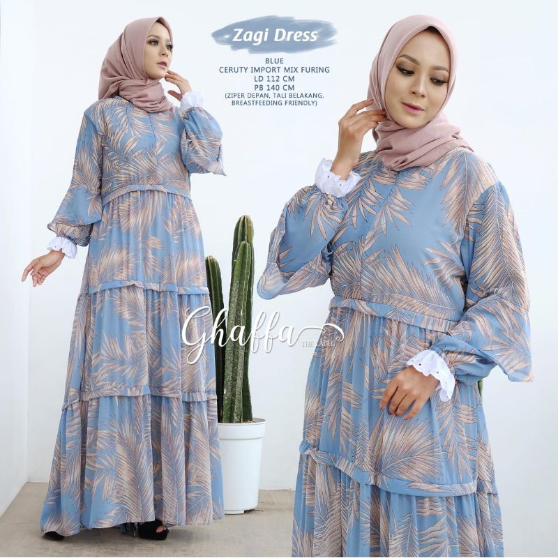 Zagi Dress by Tulus ORI || Gamis Dewasa Termurah