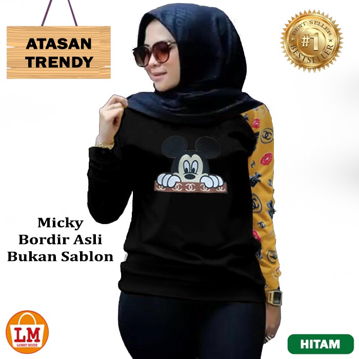 TERMURAH TERLARIS Baju Atasan Wanita MM TRENDY LMS 17241 TERBARU