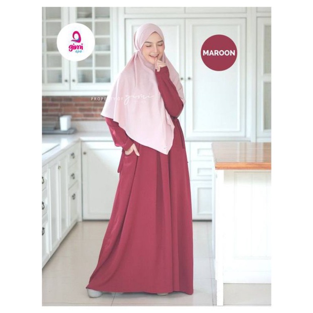 GHAIDA Dress  Gimi Hijab//Arabella crepe//gamis murah//real pict//