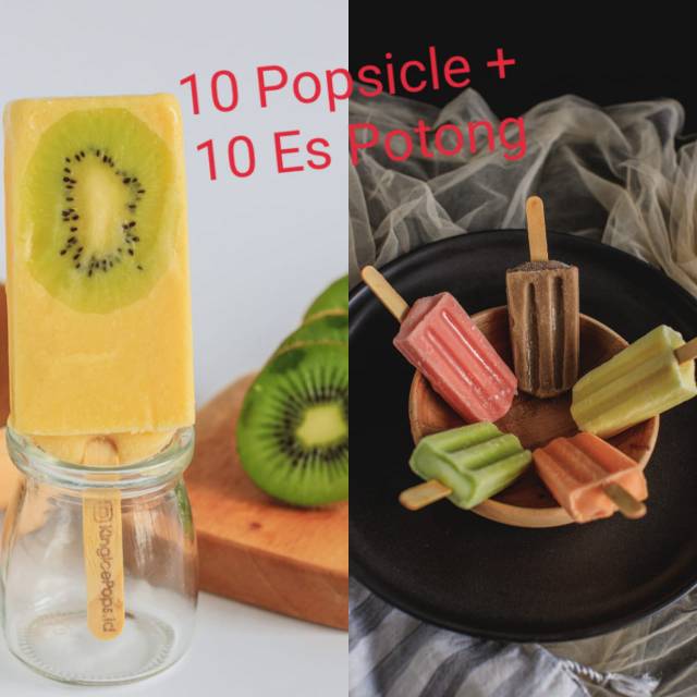 

King B / 10 Popsicle + 10 Es Potong