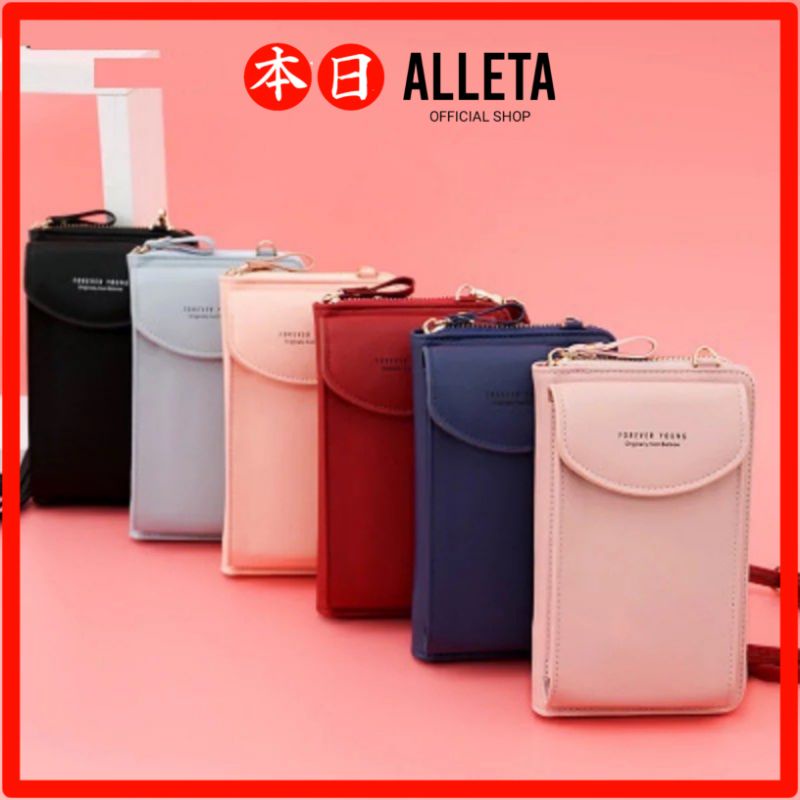 ALLETA TAS DOMPET SELEMPANG SLEMPANG SLING BAG HP DAN UANG BAHU KEKINIAN  WANITA TAS SELEMPANG LUCU 