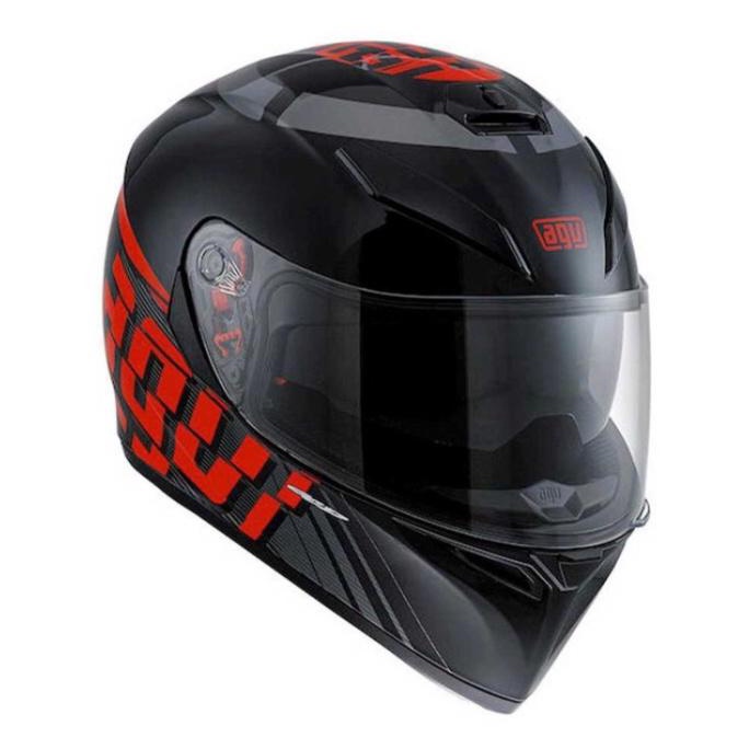 Helm Agv K3SV Myth Motif Black Red K3 sv Glossy