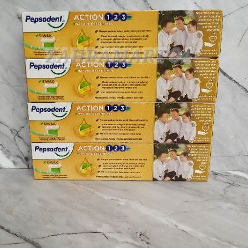 Pepsodent Pasta Gigi Action 123 SIWAK 150+25g