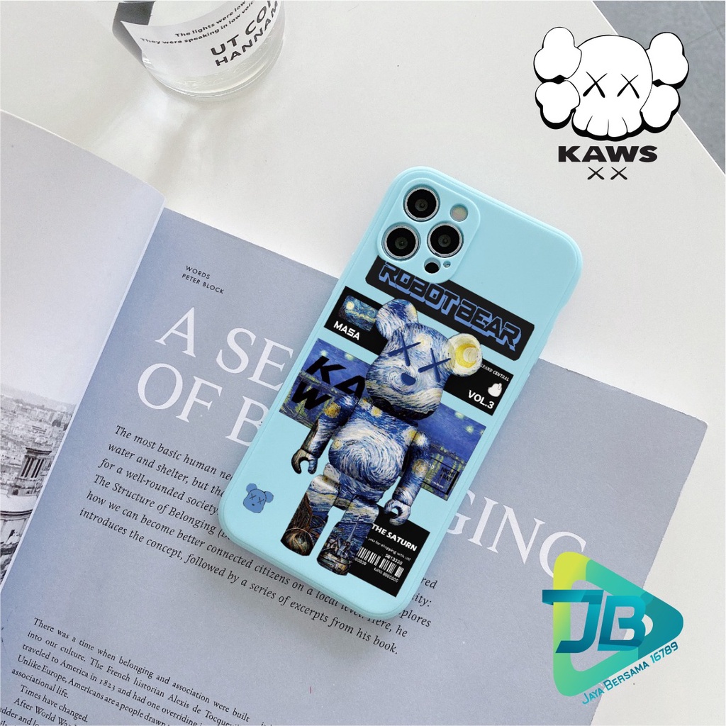 CASE CASING SOFTCASE SILIKON MACARON PELINDUNG KAMERA KAWS OPPO VIVO SAMSUNG XIAOMI REALME IPHONE ALL TYPE JB5371