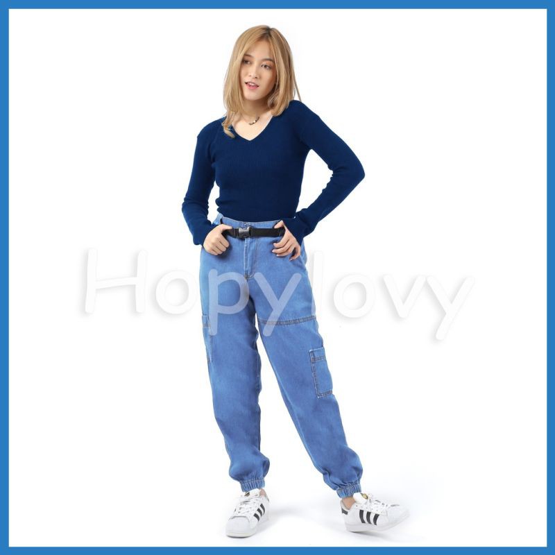Celana Levis Celana Cewek NEW Celana Jogger Jeans Wanita Olivera