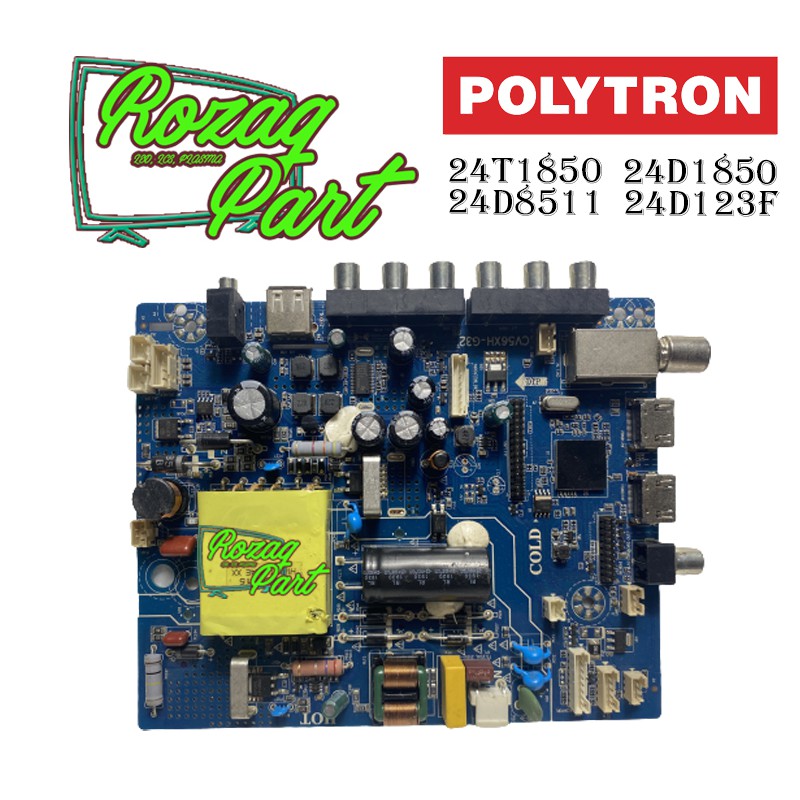 Mesin Mainboard Mpeg Modul TV Polytron Type PLD 24D8511 24D 8511