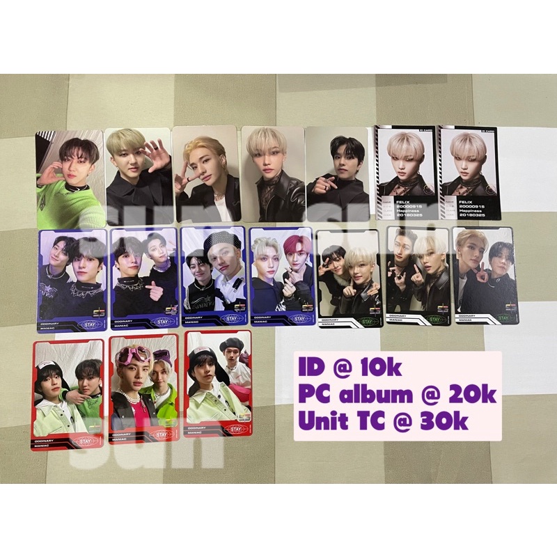 STRAY KIDS ODDINARY PHOTOCARD