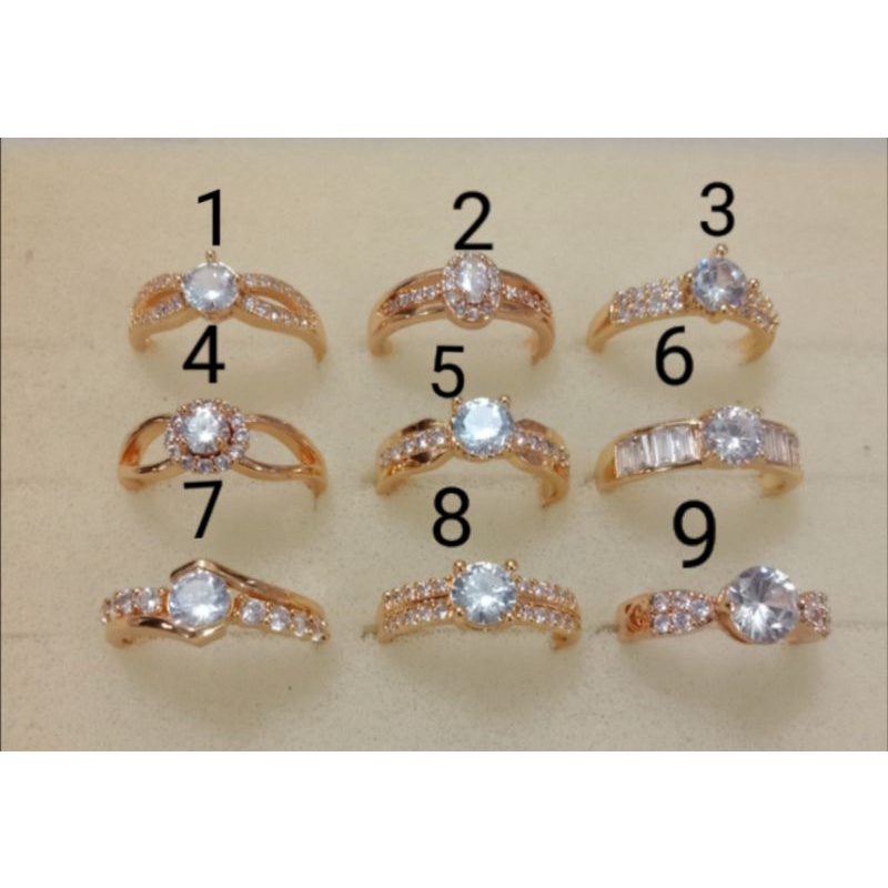 cincin permata satu xuping