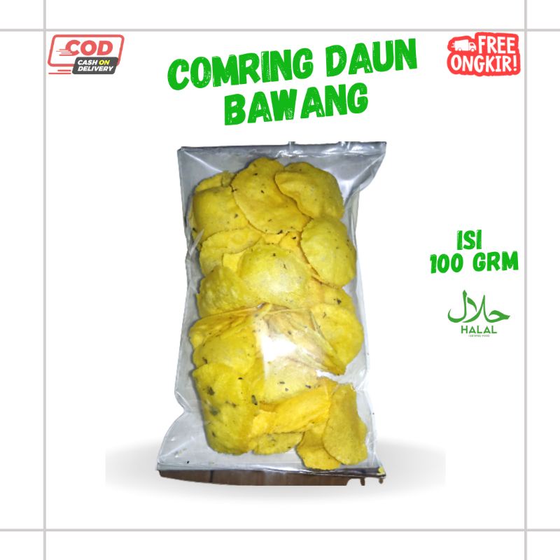 Comring Daun Bawang Renyah Dan Gurih 100grm