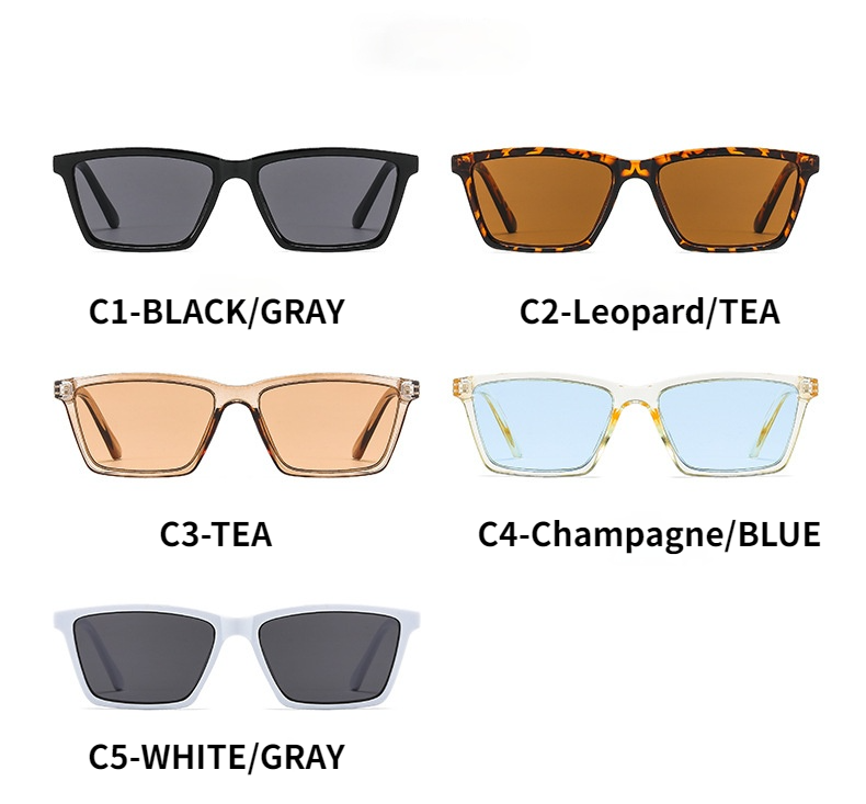 2021 fashion European and American ins box men's and women's trend anti-UV sunglasses