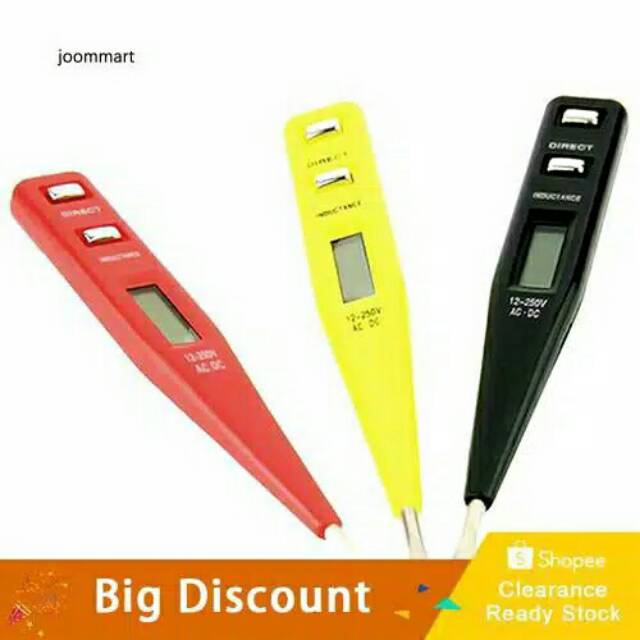 Pen Tester Tespen Digital Detektor Listrik