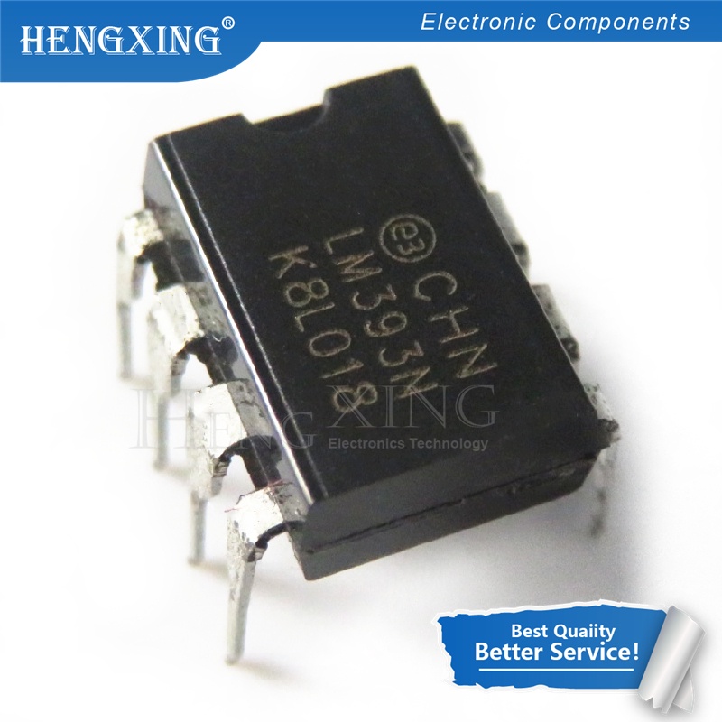 100pcs IC LM393P DIP8 LM393 DIP LM393N 393 BA10393 DIP-8