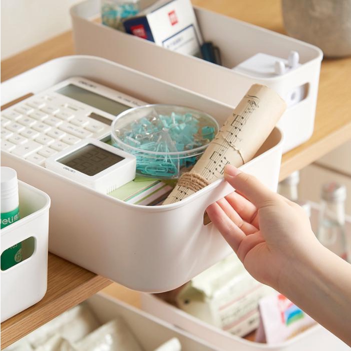 Kotak Penyimpanan Bin Serbaguna Pantry Korean Storage Box Organizer Box Kecil Sedang Besar - HW005