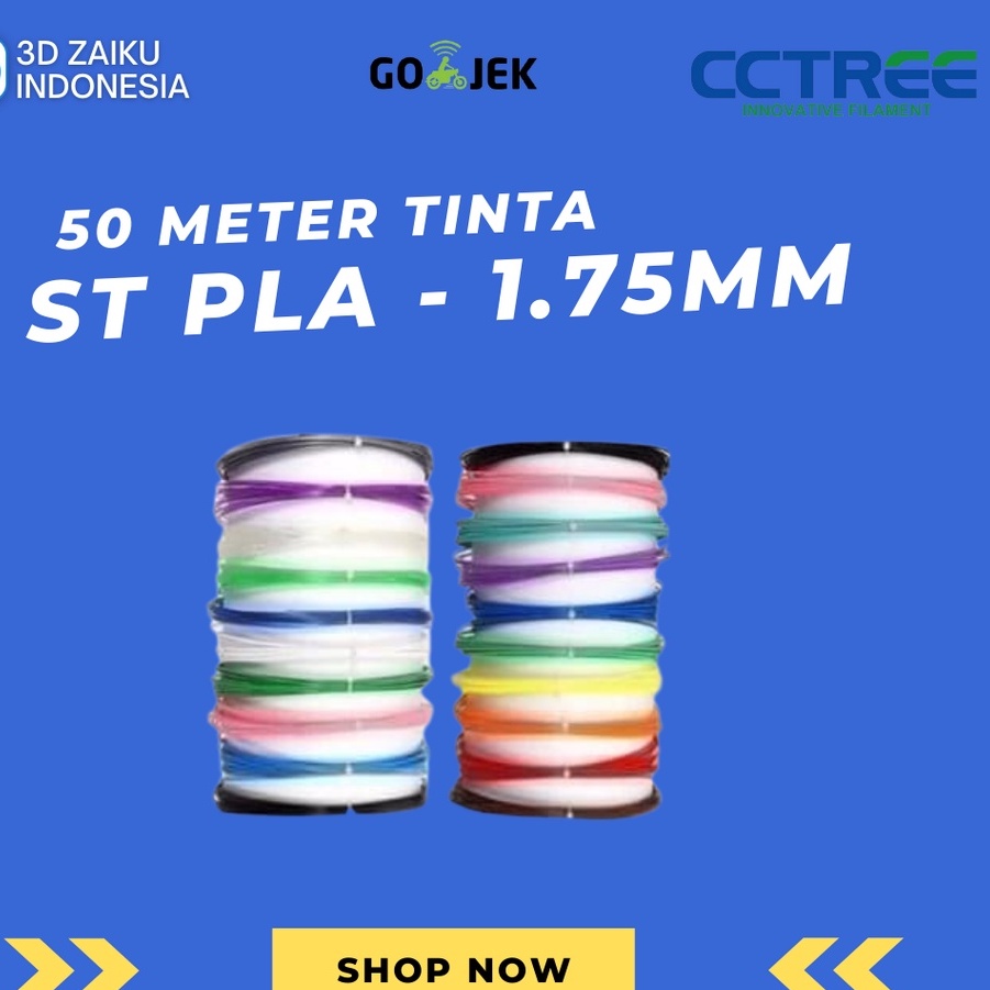 50 Meter Tinta 3D Pen Filament dengan Kualitas Terbaik