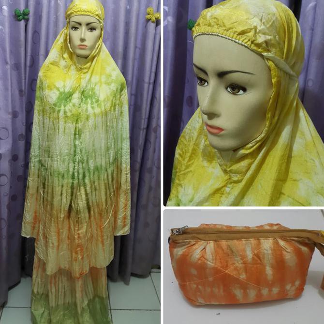 Sale  Mukena Parasit Jumbo Motif Jumputan Murah