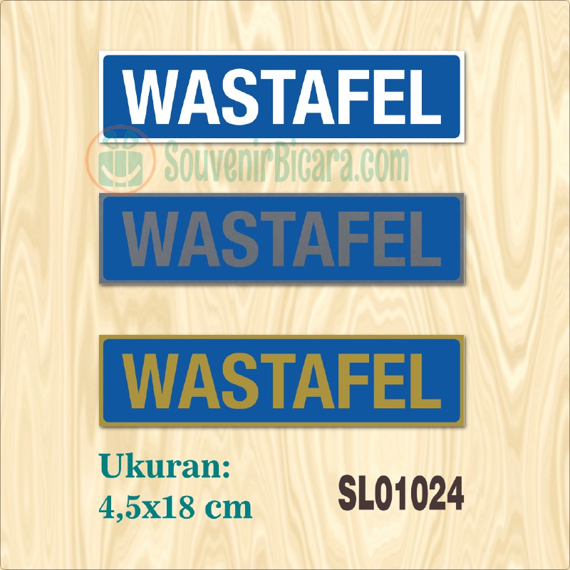 

Sign Label Penunjuk - WASTAFEL - SL010024
