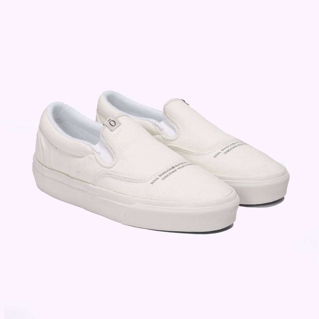 Sepatu Noosa Liberta Slip On Classic Natural White