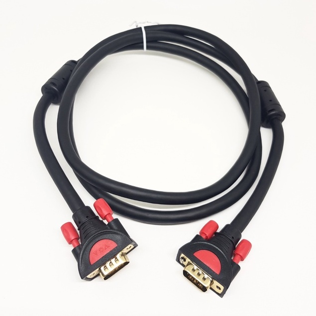 SKU-1069 KABEL VGA 1.5M 3+9 SUPER HIGH QUALITY GOLD PLATED 1.5 METER