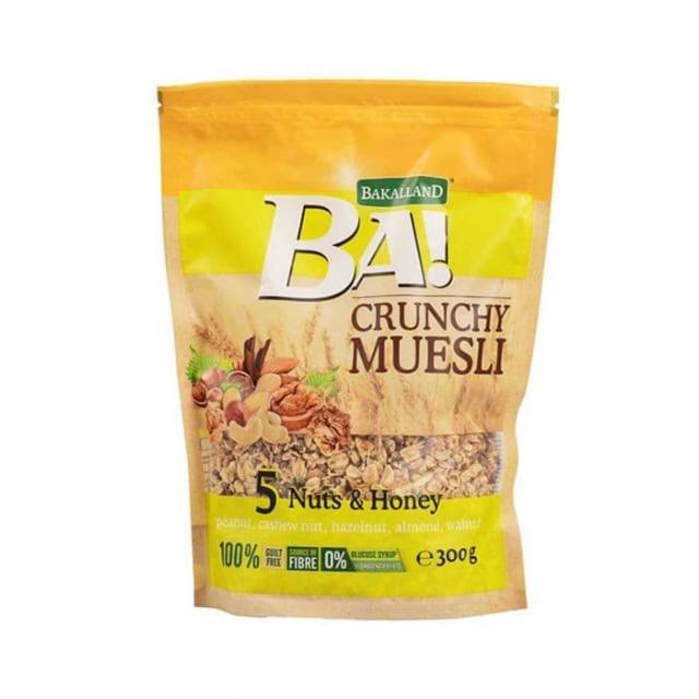 

Crunchy muesli nuth and honney 300 gr