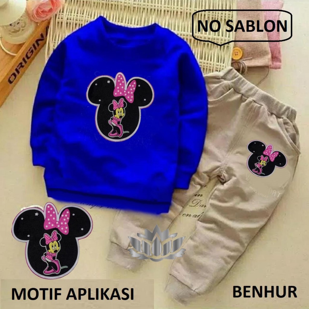 BO - SETELAN MICKEY SHOW / SET SWEATER ANAK/ SETELAN TERLARIS / SETELAN TERBARU ANAK/ PAKAIAN ANAK