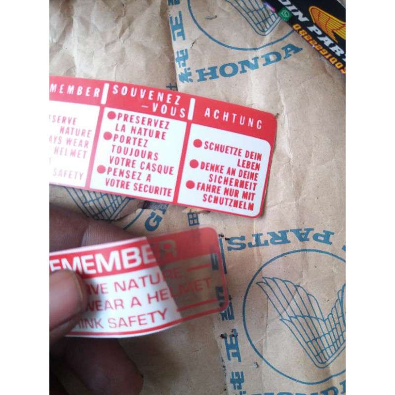 Sticker striping detail motor cb100 cb125 pelengkap motor