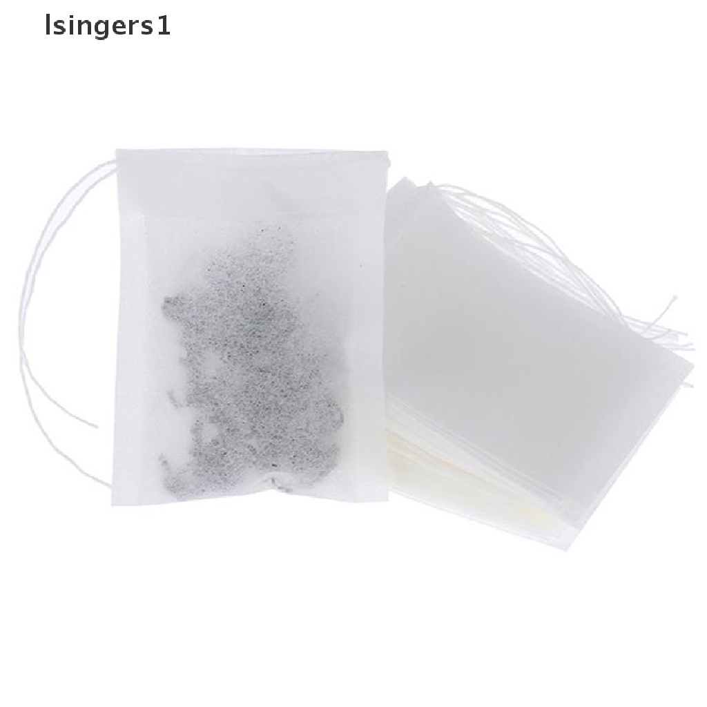 (lsingers1) 100pcs / Lot Kantong Filter Teh Herbal Model Serut