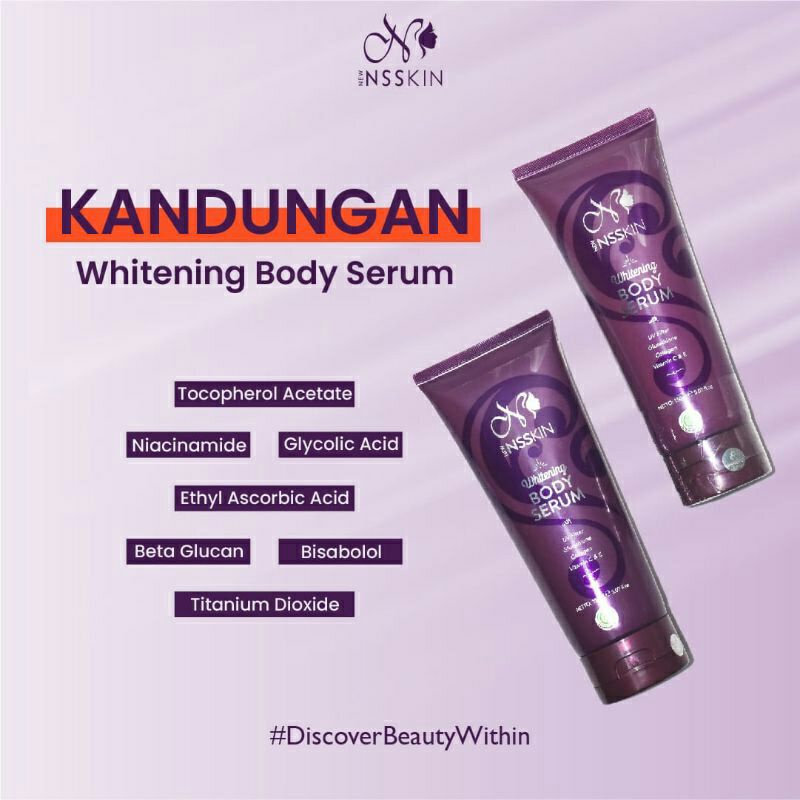 Ready✓ NS Skincare WHITENING BODY SERUM NEW NSSKIN / NS SKINCARE