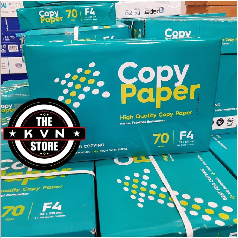 

Kertas HVS Copy Paper Blue A4/F4 70 gr...Termurah