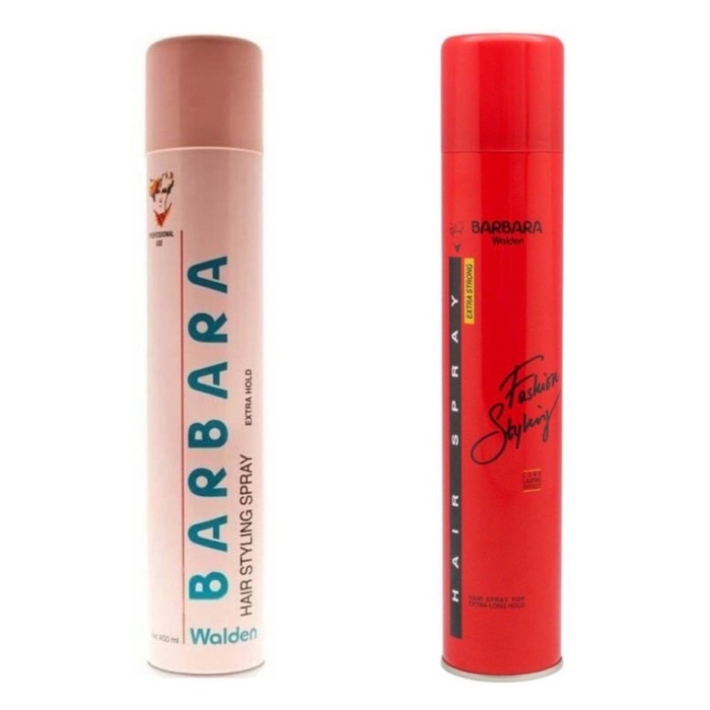 Barbara Fashion Styling Hair Spray 280ml - Hairspray SEDANG PINK / MERAH