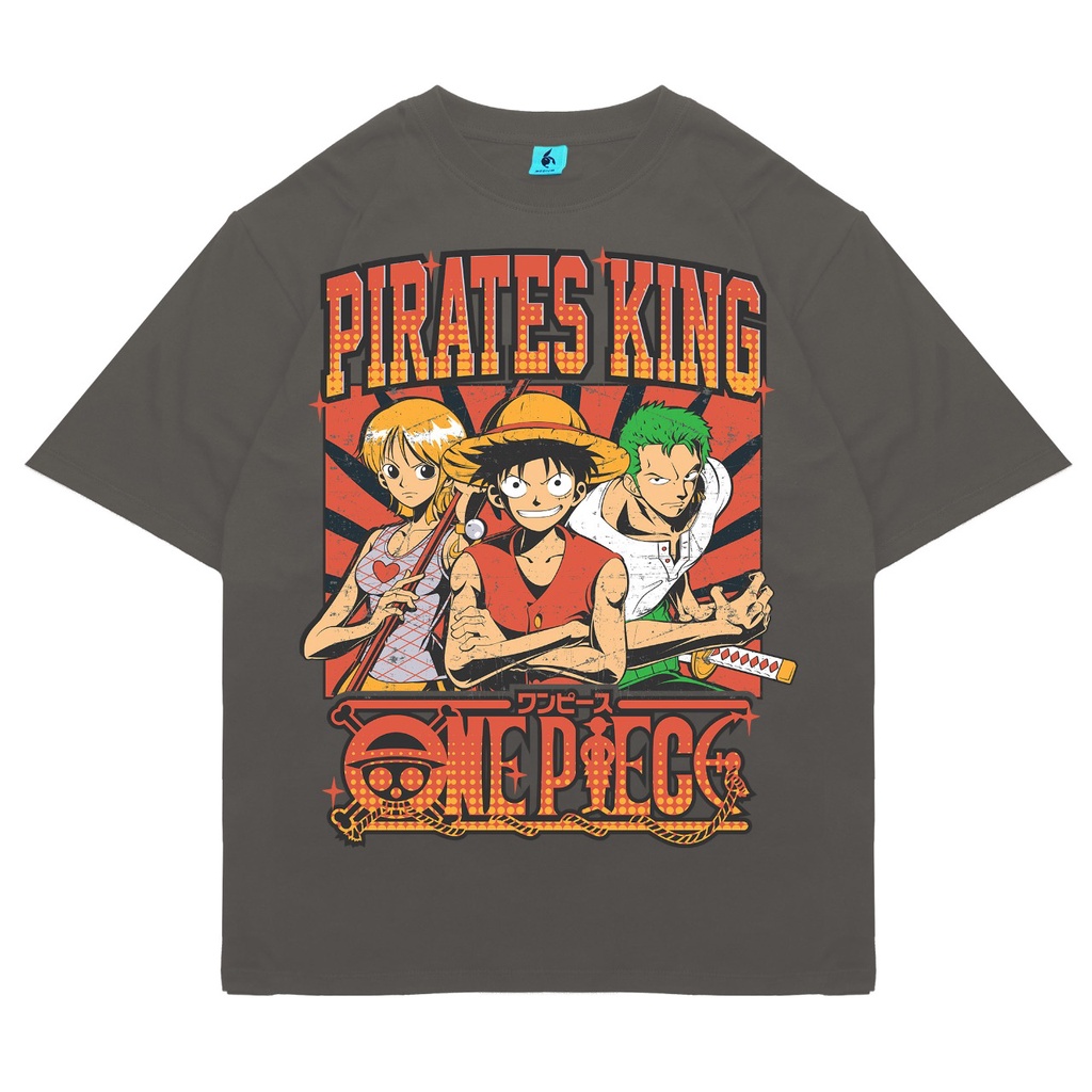 KIZARU Oversize T-Shirt Anime Vintage Series One Piece PIRATES KING