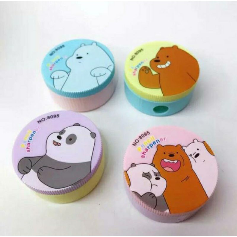 

Rautan WBB Tabung We Bare Bear Serutan Seliver Pengserut Pensil