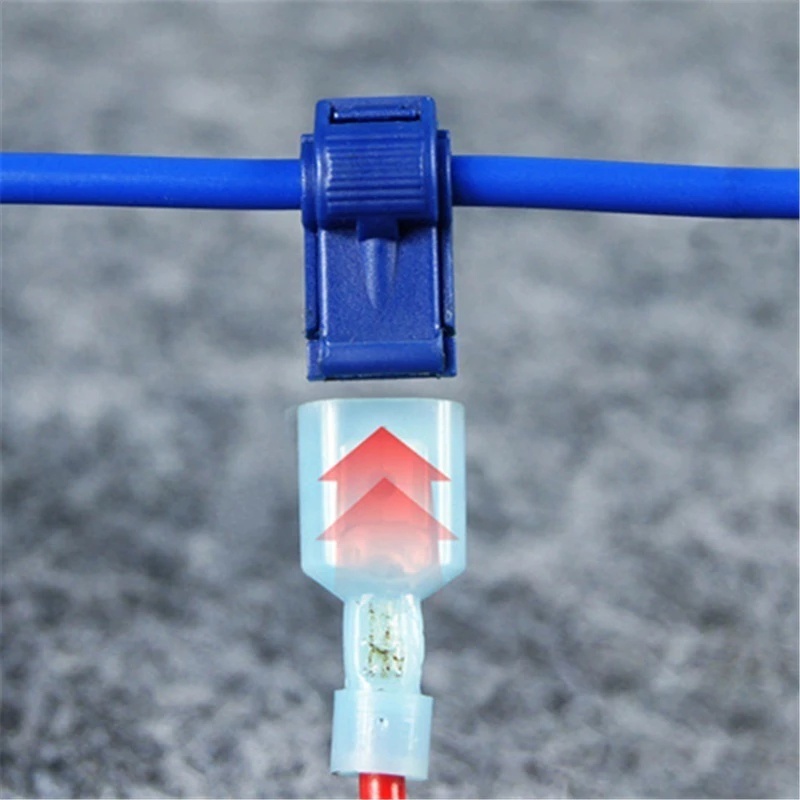 [1PC Quick Electrical Cable Connectors ][ Snap Splice Lock Wire Terminal Crimp Wire Connector][ T Tap Ternimal Clip][ Waterproof Electric Connector]