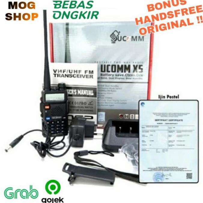 Ht Ucomm X5-B Dual Band Display/ Dual Frequenc/ UHF 400-520 MHZ