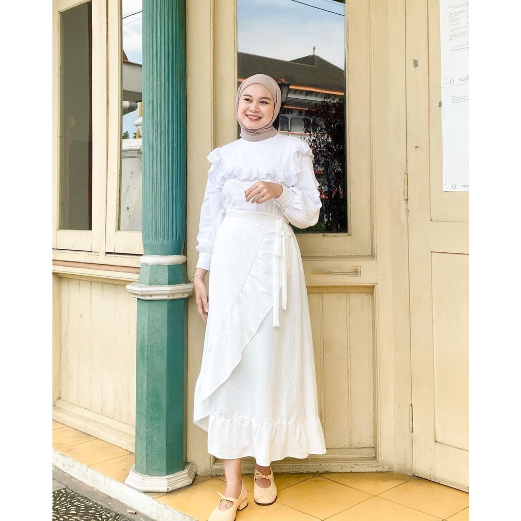 ROK CRINKLE SERUT /ROK SERUT BAHAN CRINKLE /ROK SERUT SAMPING PANJANG TERBARU 2022