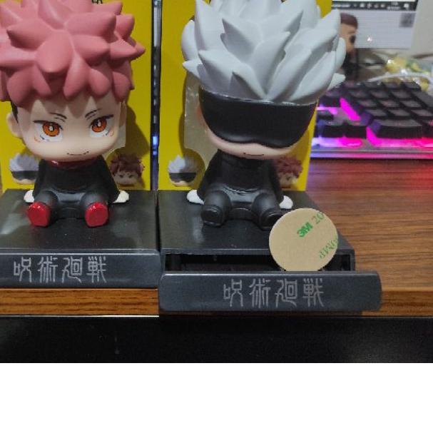 ➷ Bobble Head Kepala Goyang Jujutsu Kaisen Pajangan Dashboard Mobil Gojo ✷