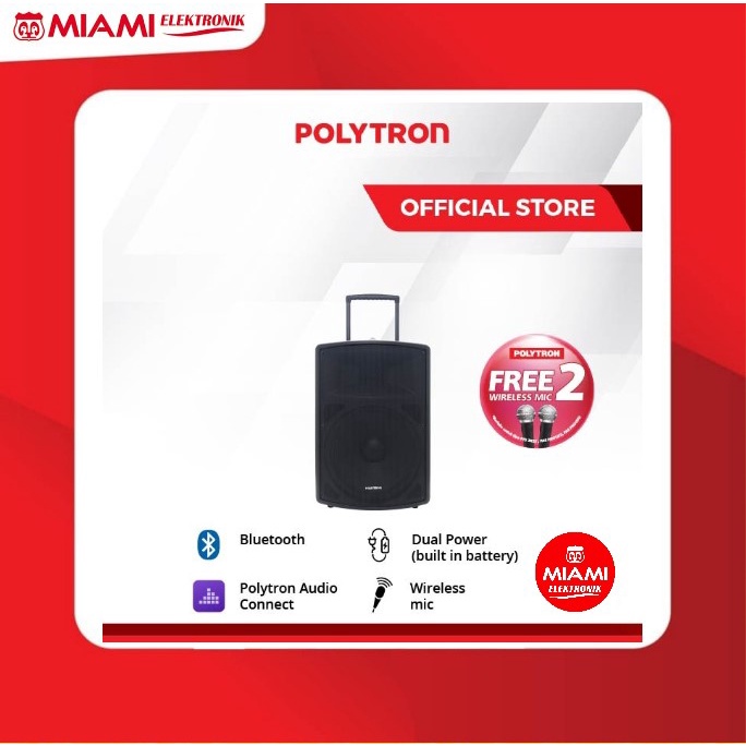 POLYTRON Speaker Aktif PAS PRO15F2 / Speaker Active 15inch PAS-PRO15F2