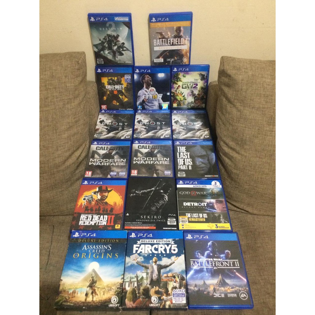 TLOU 2 plus DLC, RDR 2, GOT