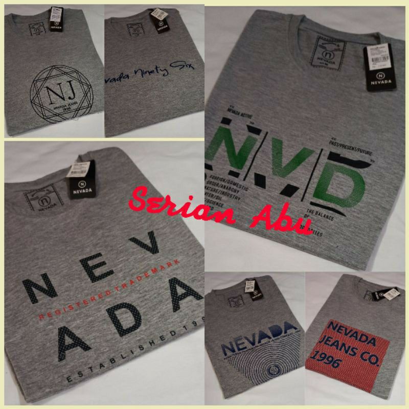 (NEVADA)BAJU NEVADA PRIA WANITA/BAJU PRIA/BAJU WANITA UNISEX/kaos santai/kaos pria/wanita/kaos branded