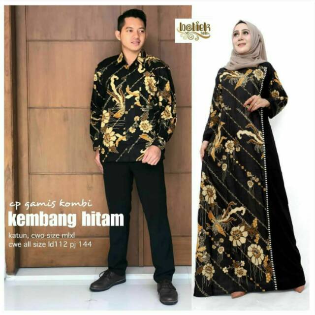 Maura Couple - Sania Ruffle Batik Couple Ori Ndoro Jowi Garansi Termurah Shopee - Kebaya Modern 2564