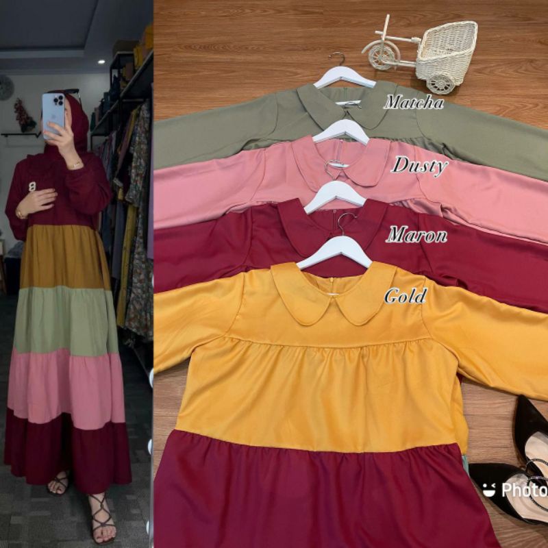 BAJU GAMIS TERBARU MODERN TERMURAH KEKINIAN TERVIRAL TERLARIS MEWAH BAHAN BERKUALITAS FASHION LEBARAN 2022