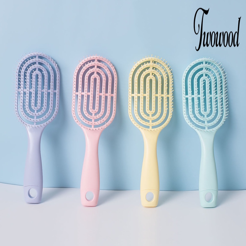 Sisir Air Cushion Warna Macaron Tahan Lama Untuk Tata Rambut