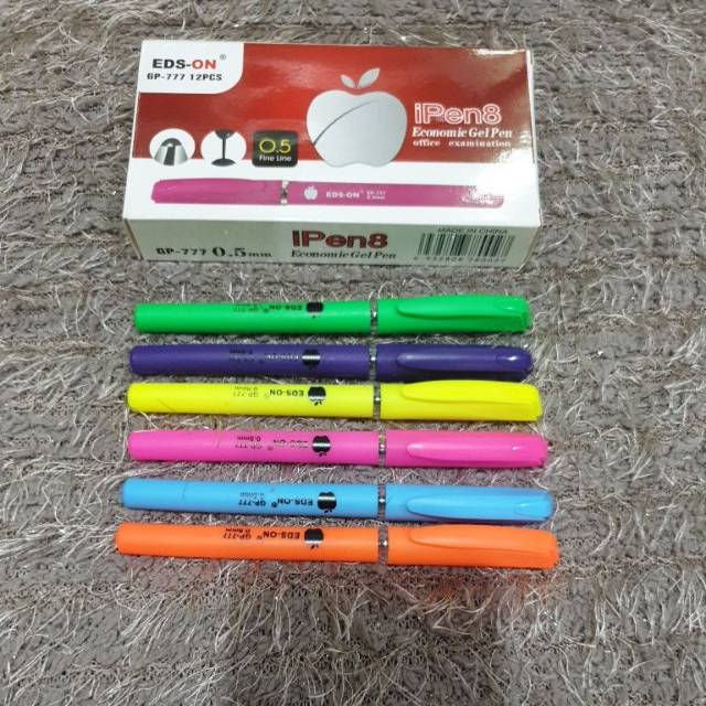 

Bolpen Gel ipen8 isi 12pcs